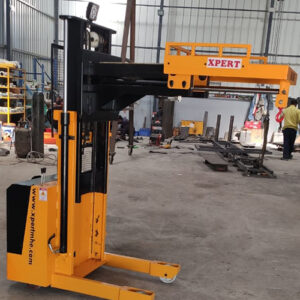 Battery Reach Stacker with Crane capacity 1Ton