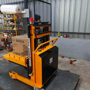 Semi Electric Stacker With Extended Platform 1Ton